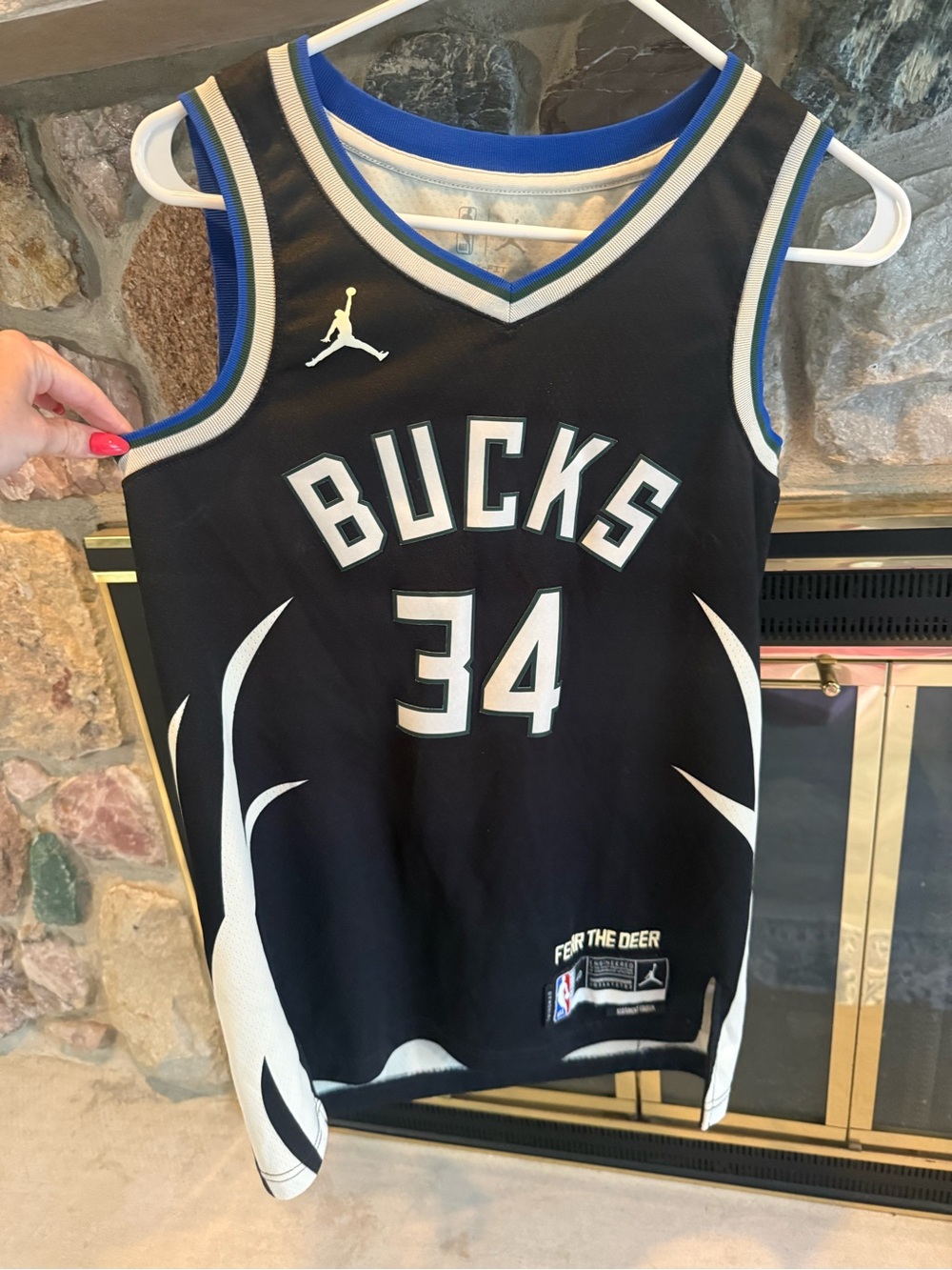 Milwaukee Bucks Antetokounmpo Adult Small Jersey